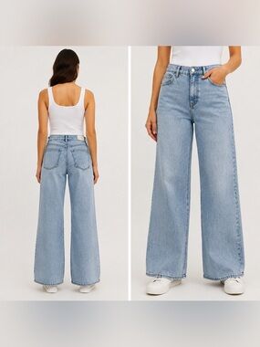 Reitmans Light Blue Wide Leg Jeans